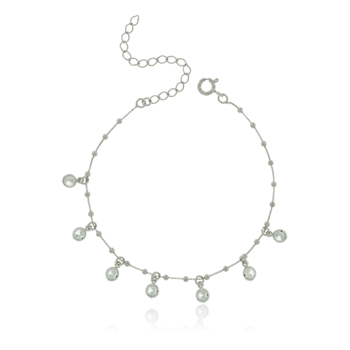 Pulseira Bolinhas Pontos de Luz Pendurados
