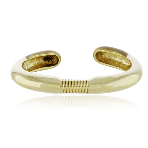 Bracelete Pontas Ovais Esmaltadas