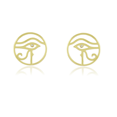 Brinco Cristais Olho de Hórus