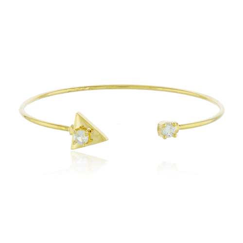 Bracelete Triangulo Ponto de Luz