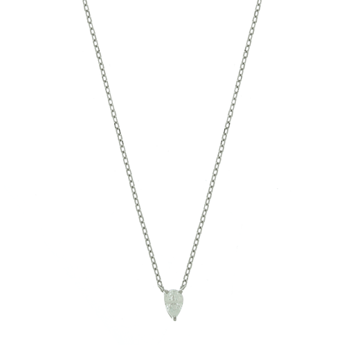 Colar Mini Pedra Gota
