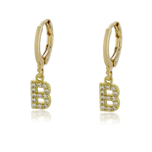 Argolinha Letra Cravejada