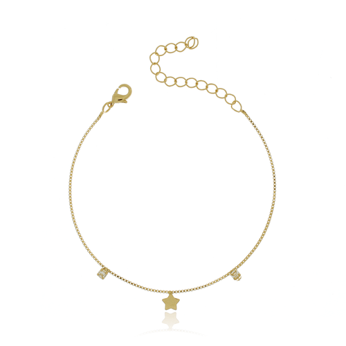 Pulseira Estrela Pontos de Luz