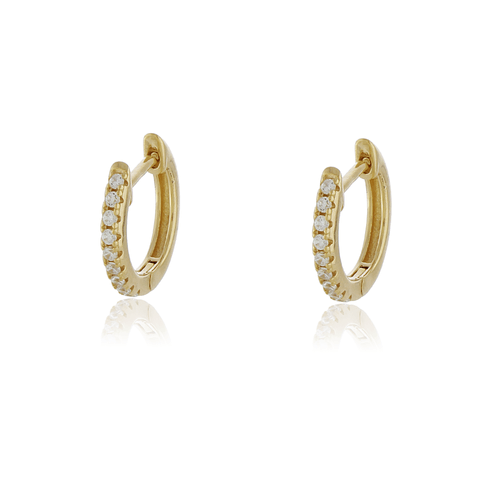 Argola Metade Cravejada