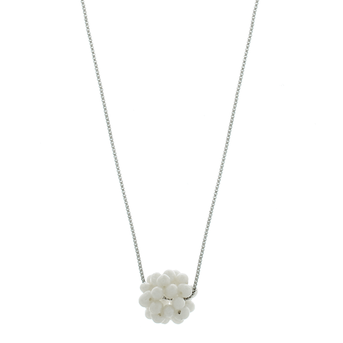 Colar Esfera Mini Pérolas