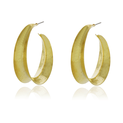 Argola Côncava Martelada