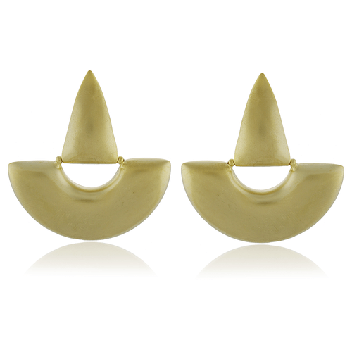 Brinco Triangular Base Curvada
