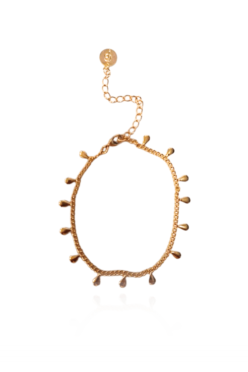Pulseira Gotinhas Lisas Penduradas