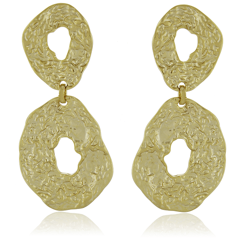 Brinco Ovais Martelados Vazados