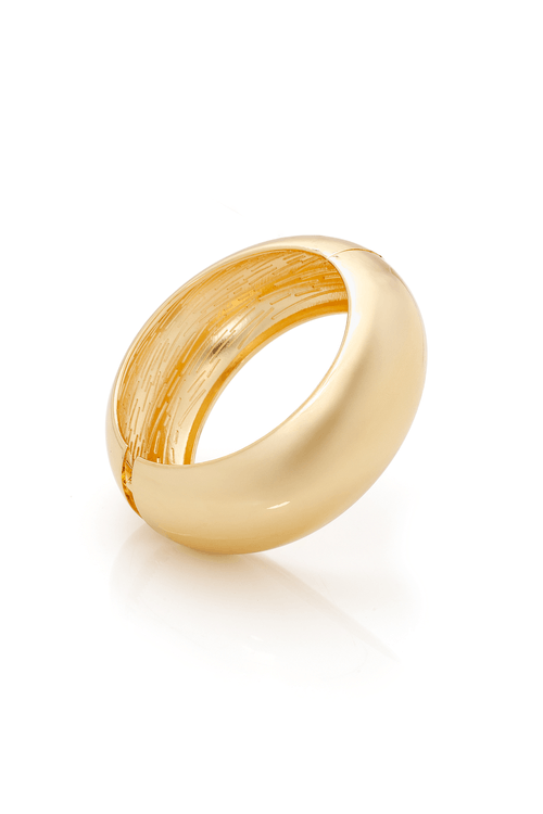 Bracelete Largo Liso Crescente