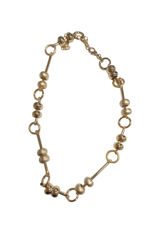 Colar Palitos Círculos Esferas