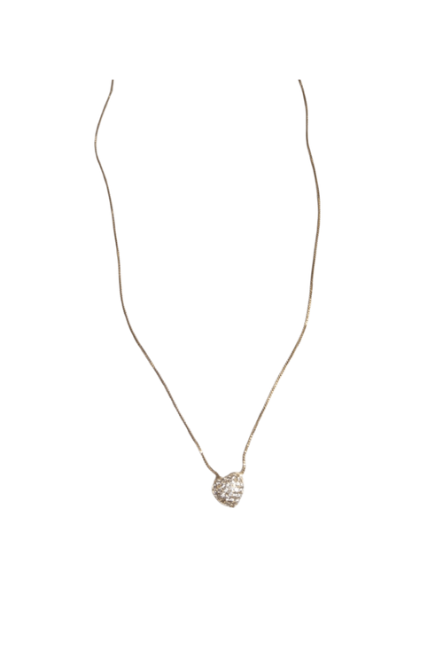 Colar Coração CravejadO