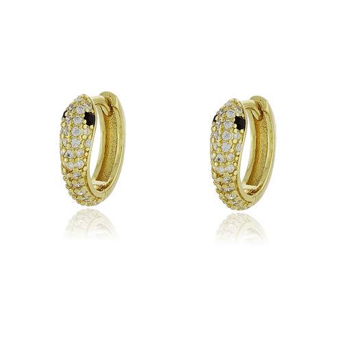 Argola Serpente Cravejada