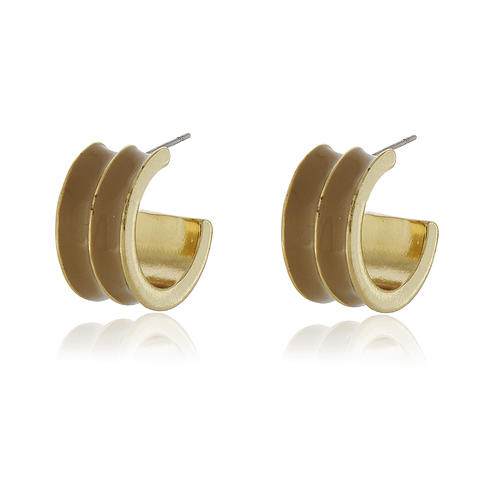 Argola Esmaltada Frisos