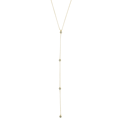 Colar Gravata Pontos de Luz