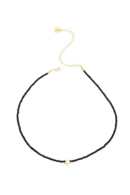 Choker Cristais Estrela Lisa Meio
