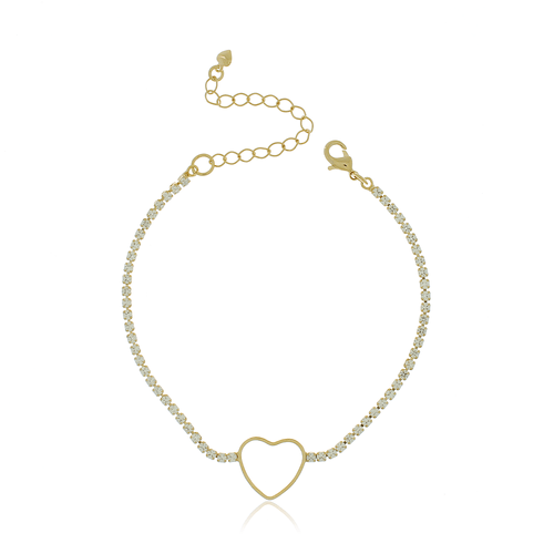 Pulseira Riviera Coração Vazado