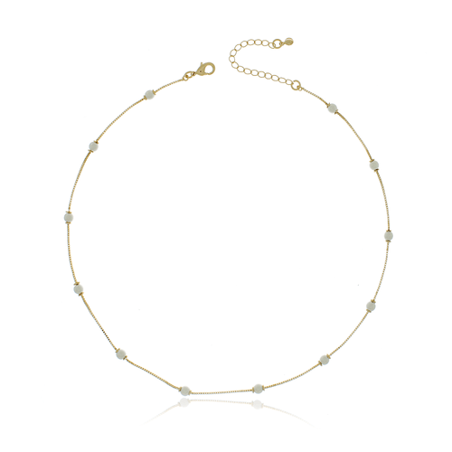 Choker Pérolas Bolinhas