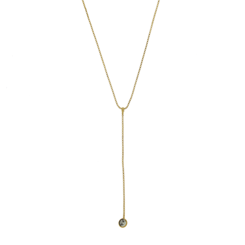 Colar Gravata Ponto de Luz