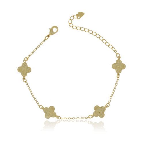 Pulseira Trevos Trabalhado