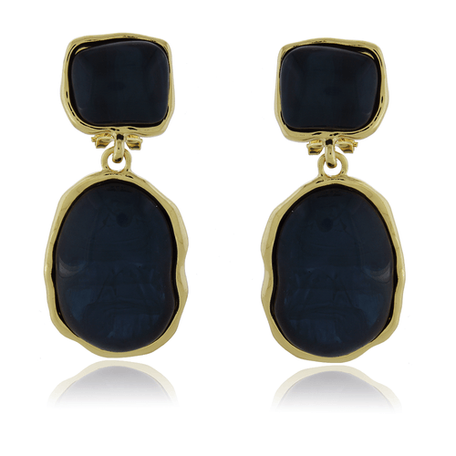 Brinco Pedras Resina Volta Orgânica