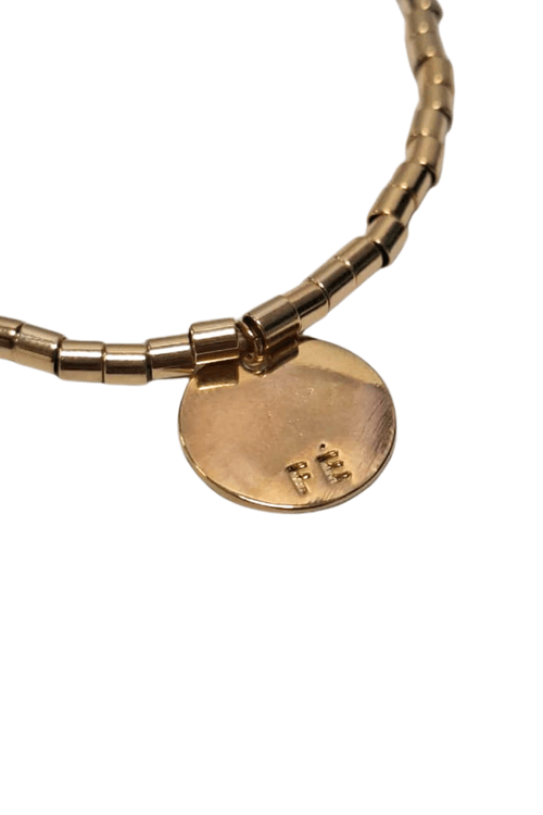 Pulseira Shambala Canutilhos Placa Abundância