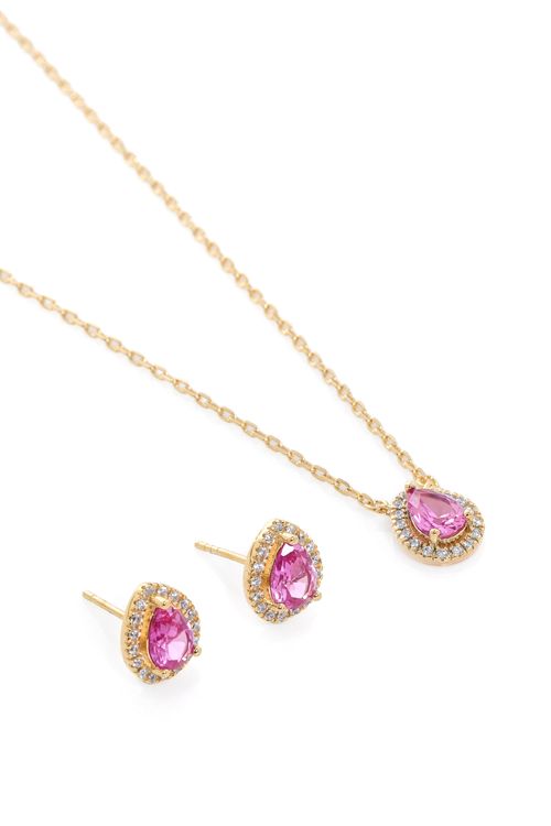 Conjunto Pedra Gota Volta Cravejada