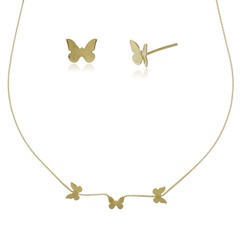 Conjunto Borboletas Lisas