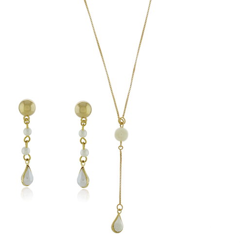 Conjunto Esferas Pérolas Gota