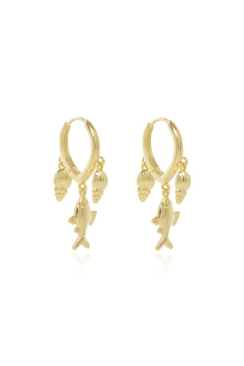 Argola Conchas Peixe