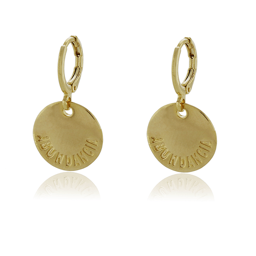 Argola Círculo Liso Amor