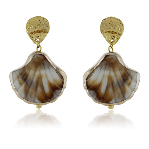 Brinco Gota Martelada Concha